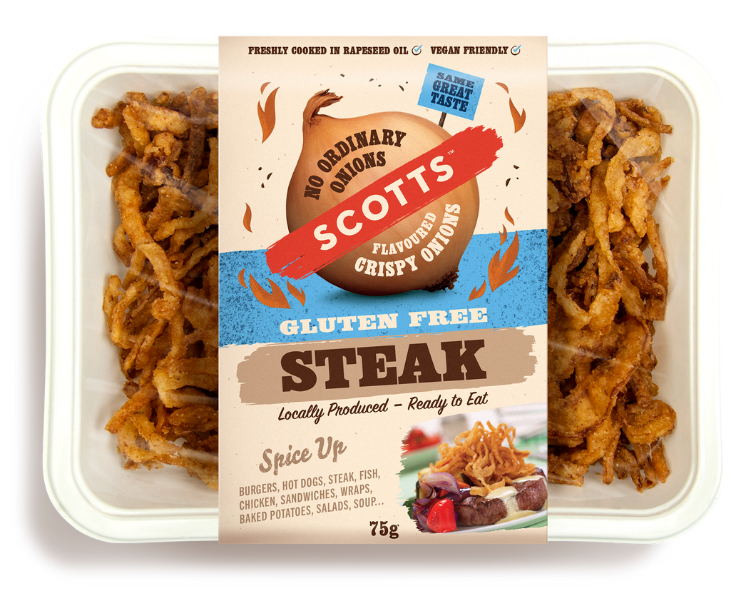 GLUTEN FREE CRISPY ONIONS - STEAK 75g