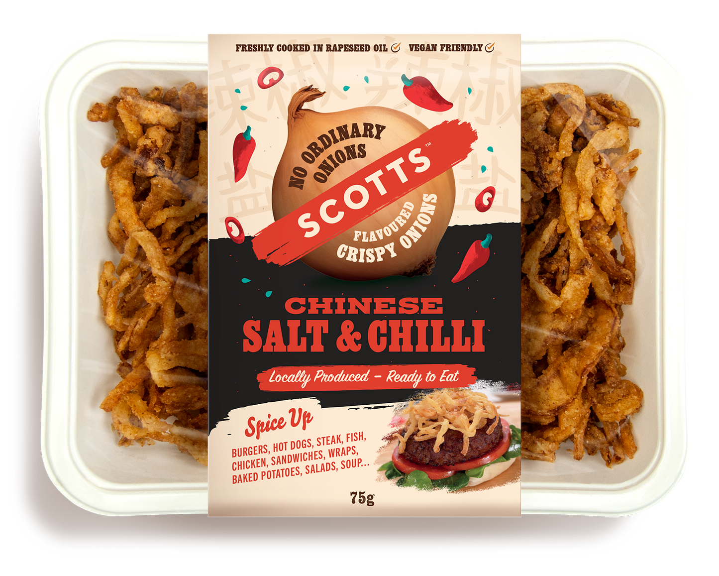 Scotts Crispy Onions Chinese Salt & Chilli