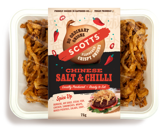 Scotts Crispy Onions Chinese Salt & Chilli